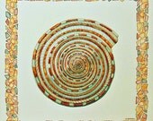 Original Watercolor Painting Sundial Shell