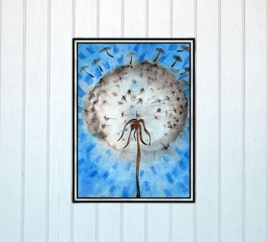 Art Print of Original Watercolor Painting. Poohhhhh...... Israel Art