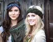 KNITTING PATTERN Endless Braid Winter Ear Warmer and Summer Headband