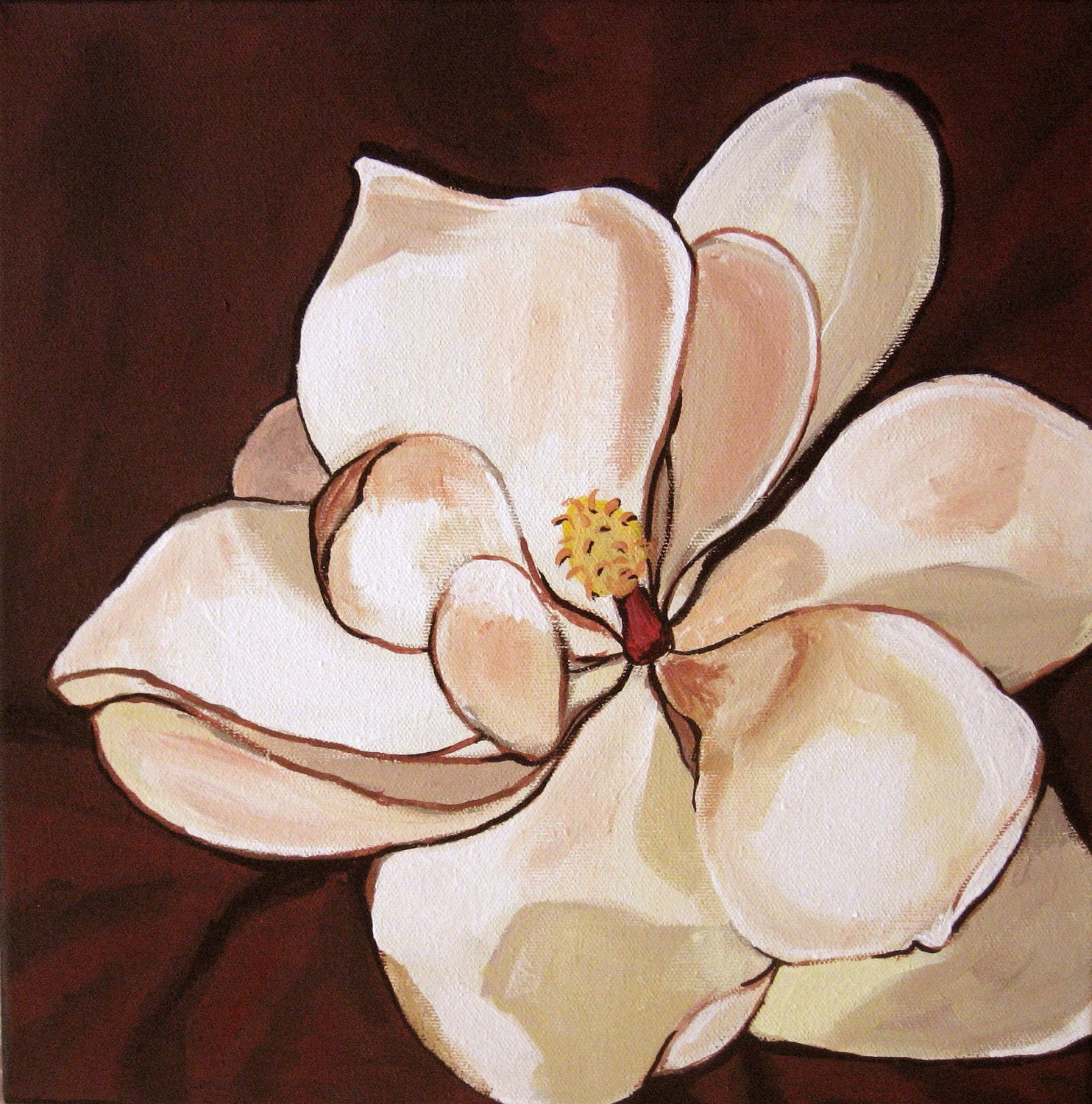 Original Painting - Magnolia
