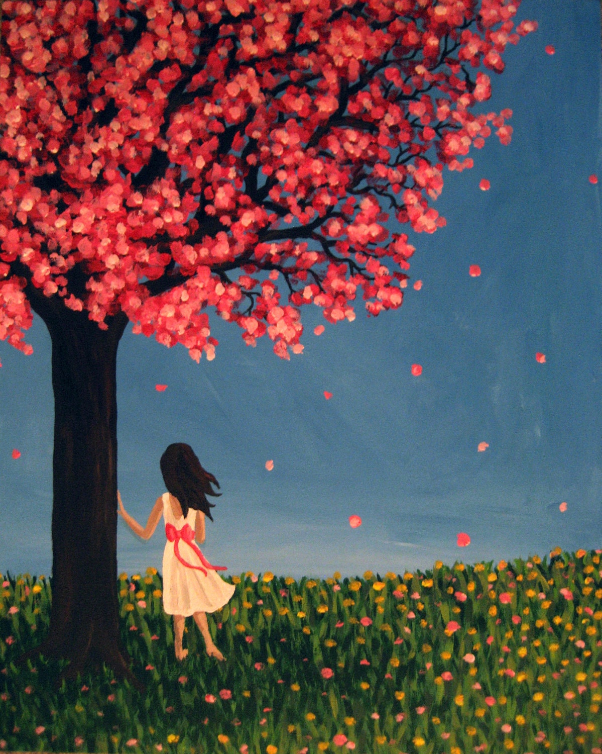 Print - Under the Cherry Tree
