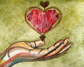 Original Mixed Media - Hold My Heart