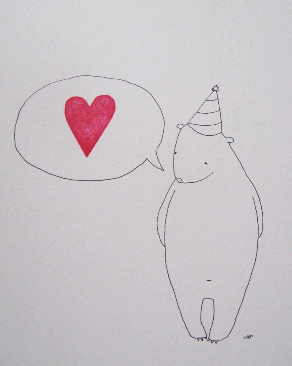 Print Polarbear of Love.