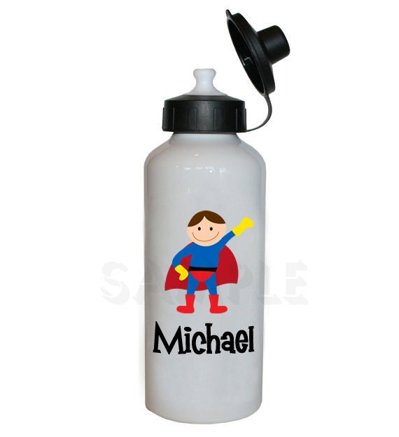 Superhero Water Bottle Superhero Personalized Water Bottle Il_170x135
