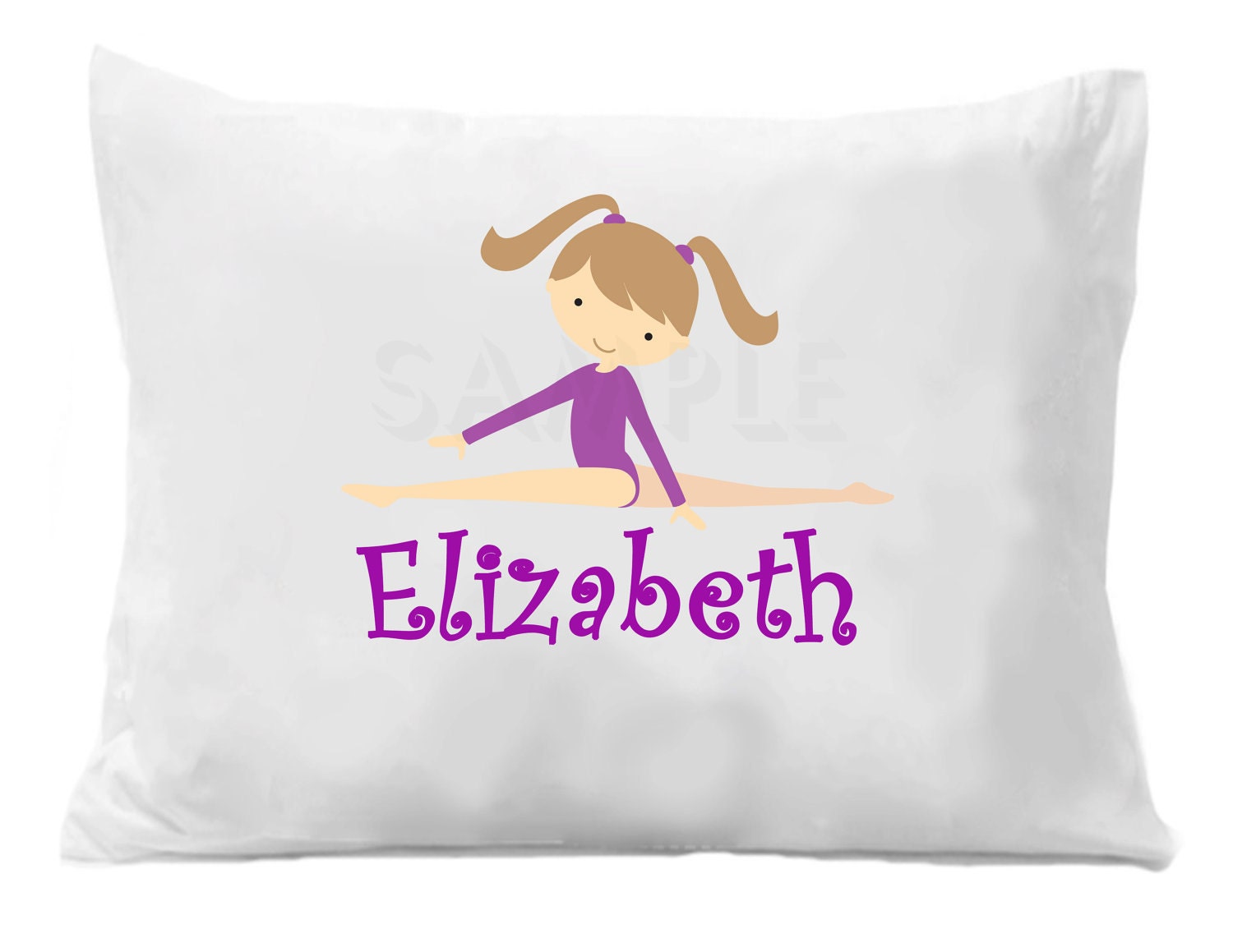 Gymnastics Pillow Case Personalized Gymnastics Pillowcase Girls Il_570xn