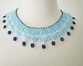 Crochet Lace Jewelry (Ocean Stars) Necklace
