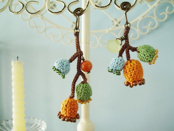Crochet Jewelry (Lilyofthevalley I) Earrings