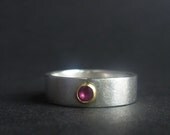 Ruby 22 Karat Gold Sterling Silver Ring