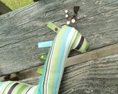 Giraffe Toy - Multi-Colored Paisley
