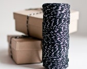 Black/Silver Metallic Twine
