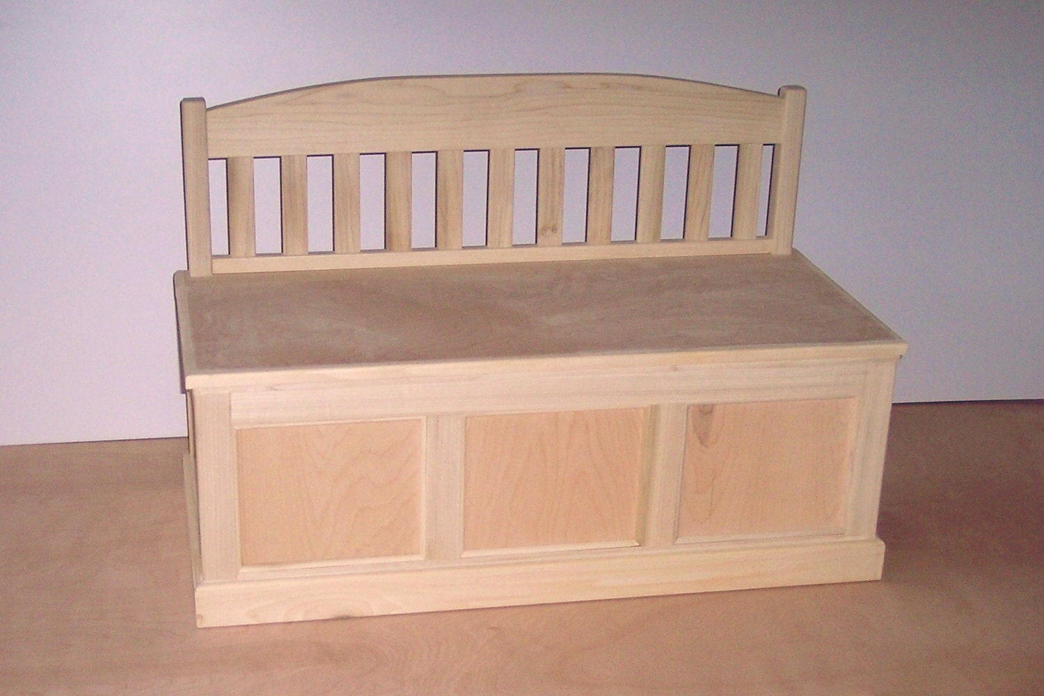 Wooden Toy Chest - unfinished