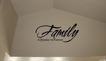 Family A Journey To Forever Vinyl Decal