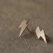 Lightning Bolt Stud Earrings