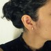 Lightning Bolt Stud Earrings in Sterling Silver