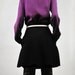 Glamourous purple silk blouse