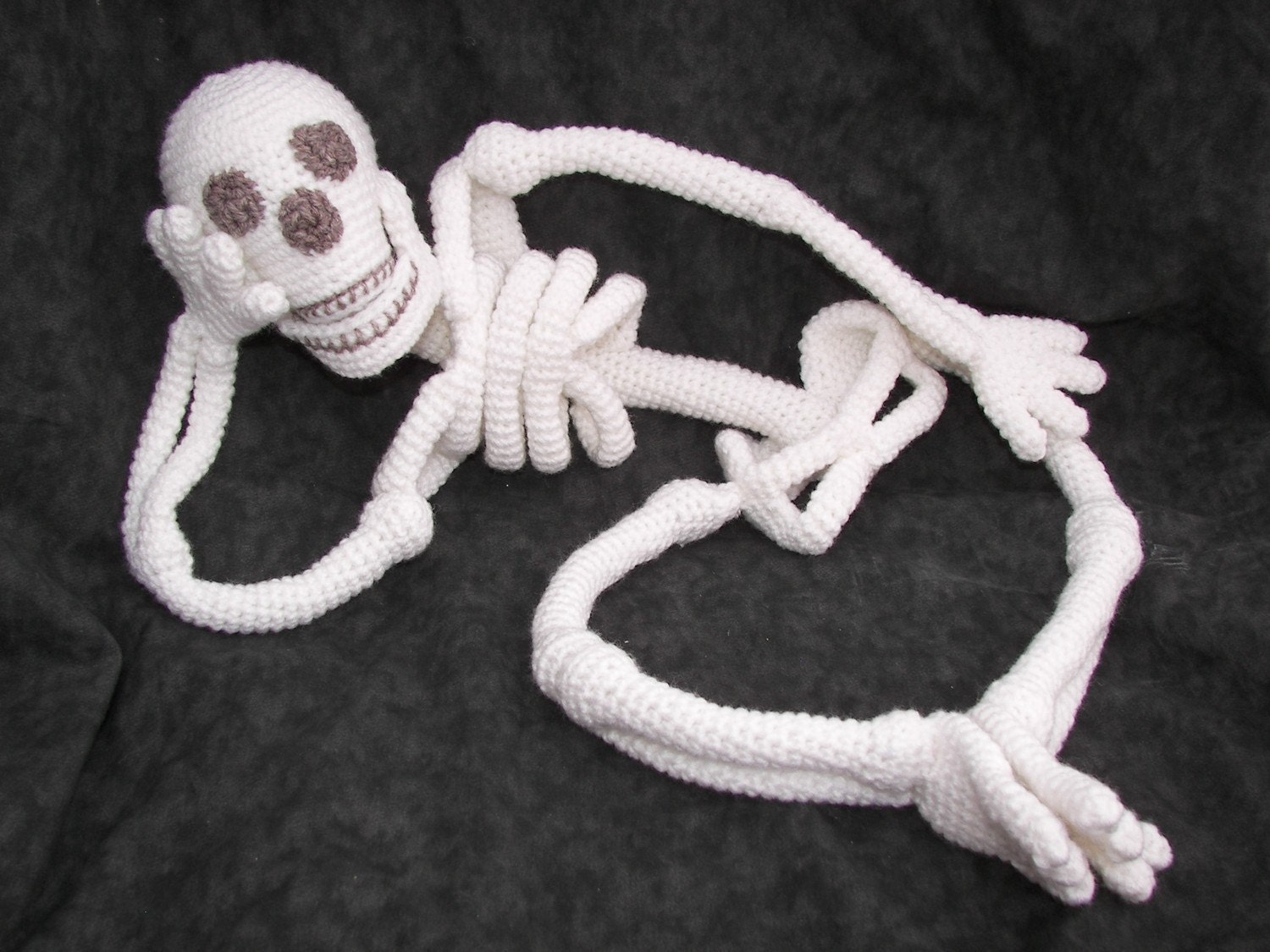 Realistic Bona Fide Skeleton Crochet Amigurumi Pattern