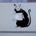 I Smell a Rat vinyl decal (FREE SHIPPING)