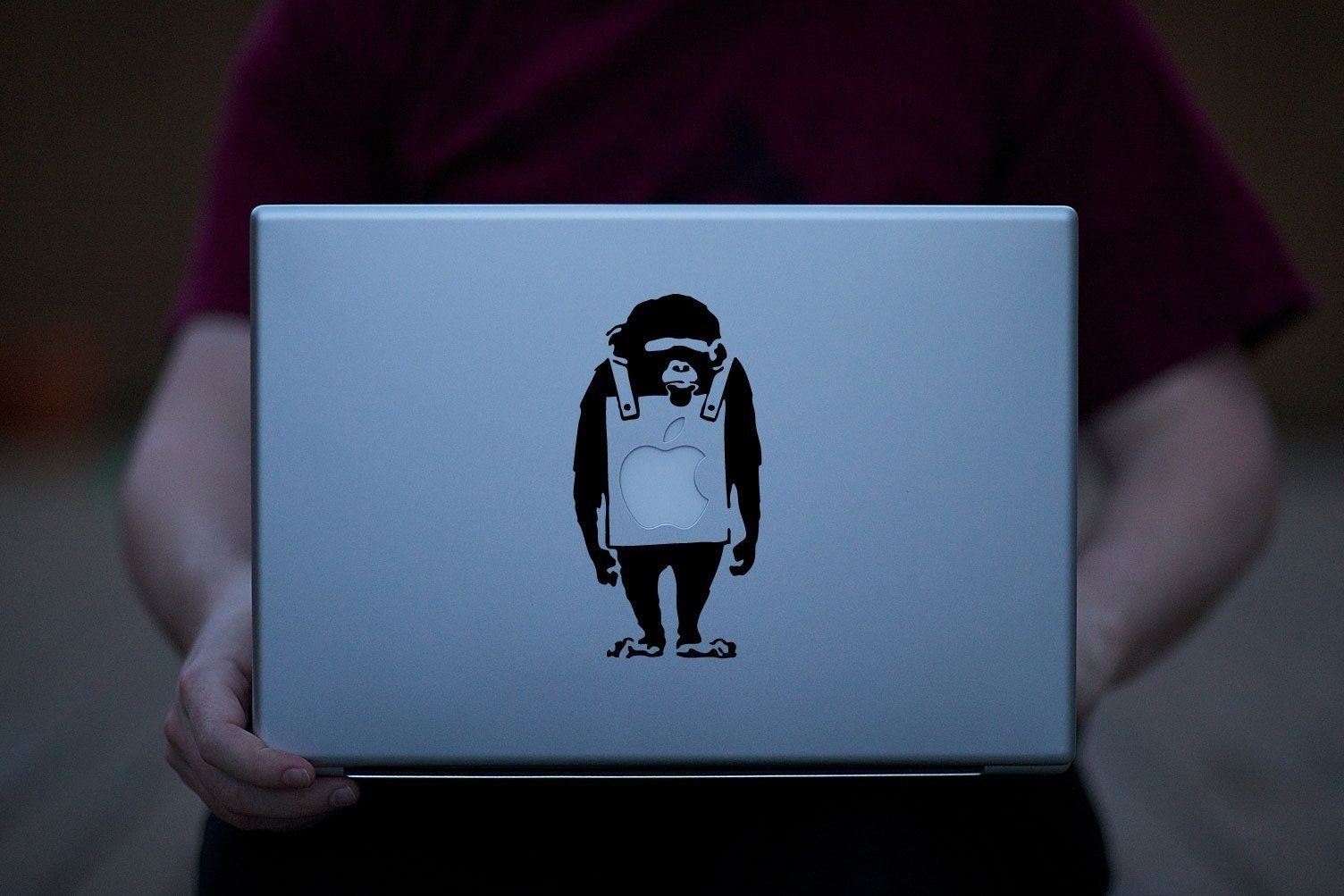 Monkey vinyl decal (FREE SHIPPING)