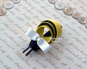 Bumble Bee Hair Clip-- Perfect for Spring-- Birthdays and Baby Showers