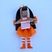 Orange Blossom--Inspired by Strawberry Shortcake Hair Clip-- Birthdays and Baby Showers