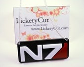 Mass Effect N7 Necklace - Laser Cut Acrylic