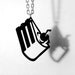 The Cake Is a Lie - Portal Cake Laser Cut Acrylic Pendant Necklace - GLaDOS