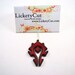 WoW The Horde Symbol Pendant Necklace - Lasercut Stacked Acrylic - Laser Cut Perspex - World of Warcraft