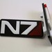 Mass Effect Paragon Renegade Earrings - Laser Cut Acrylic - SALE PRICE
