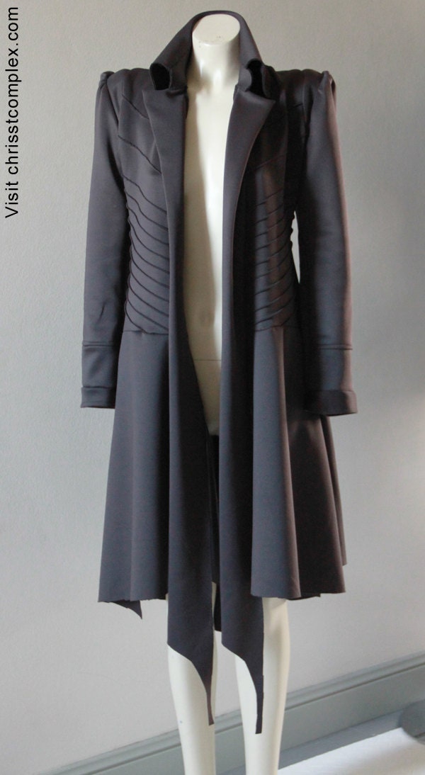 Steampunk Riding Jacket Goth Long Coat Chrisst Jacket Coat Trench -  NEW PRICE