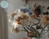 Bouquet of 3 Flowers Special Offer Crochet Asters with Flexible Stems