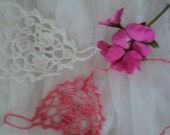 2 Pairs Crochet Barefoot Sandal ,Knitted,Sexy Foot Jewelry,Anklet,ToeRing,Cuff,Bridal,Beach,Summer, Lace Sandals.