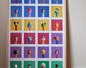 Pez Typology Fine Art Poster