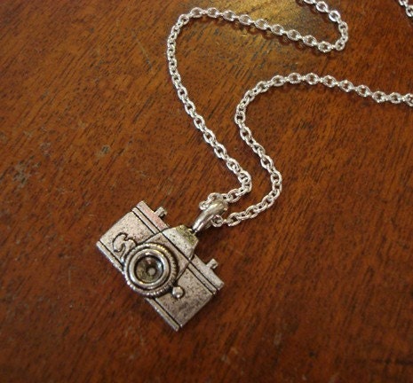 Mini Camera necklace -  Shutter Bug - photographer