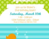 PARTY PRINTABLE - Goldfish Birthday or Baby Shower Invitation - Petite Party Studio Il_170x135