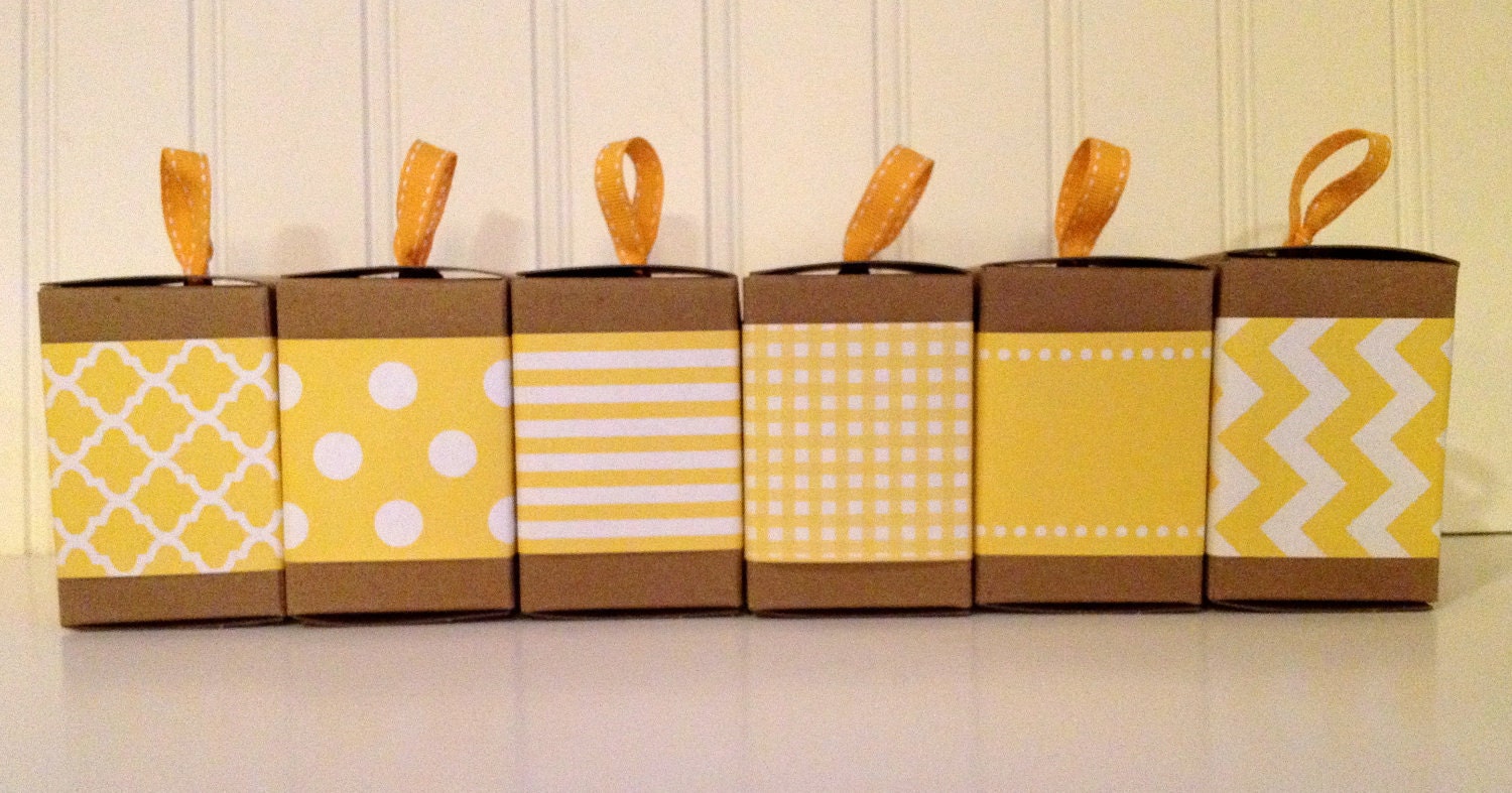 Warm Yellow Paper Ribbon