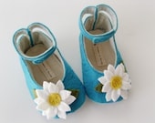 no 048 Leila Felt Baby Shoes PDF Pattern