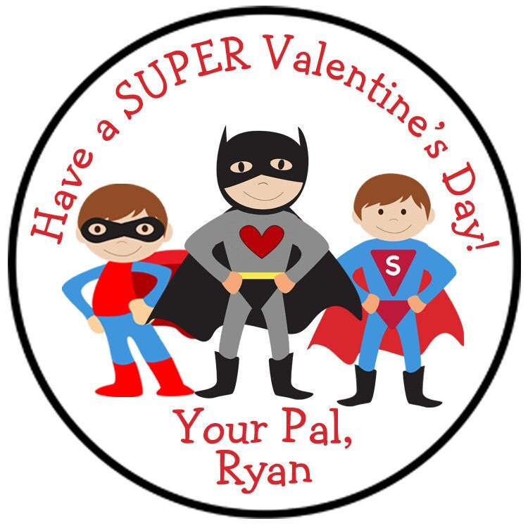 Superhero Valentines