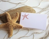 Starfish Placecards Destination Beach Wedding  Escort Cards