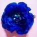 Royal Blue Medium Size Curly Flower