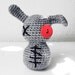 PATTERN - Zombie Bunny - Crocheted Halloween Amigurumi