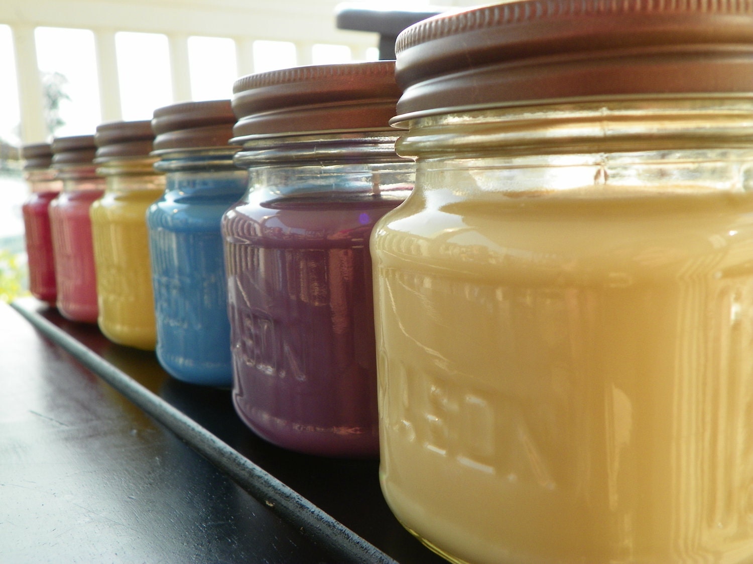 Soy Candle 8oz. Mason Jar Maximum Scented Hand Poured You Choose Your Scent