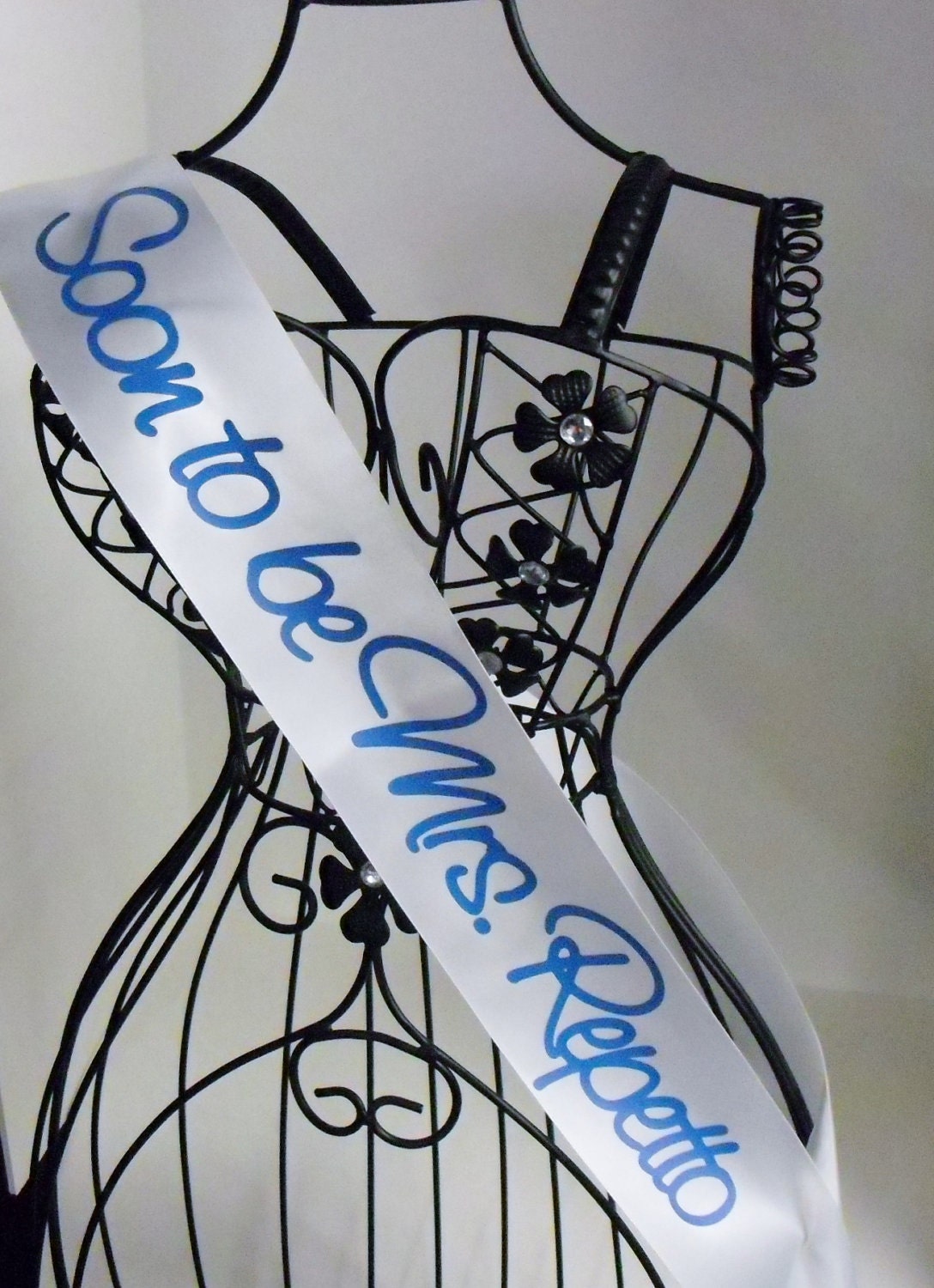 Custom Bridal Sash for Bachelorette, Bridesmaid or Baby Shower