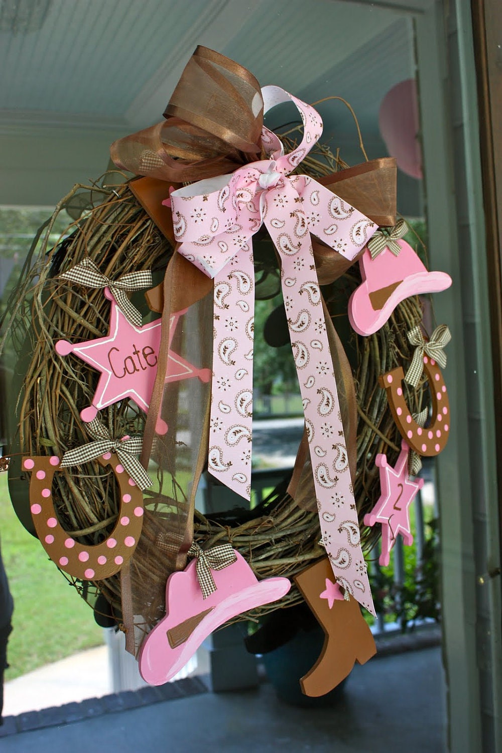 Cate's Cowgirl wreath