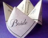Fortune Teller Cootie Catcher Favor (PDF - PreDesigned PRINTABLE)