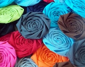 Fabric Flowers Wholesale Rosettes 3-inches Set of 20