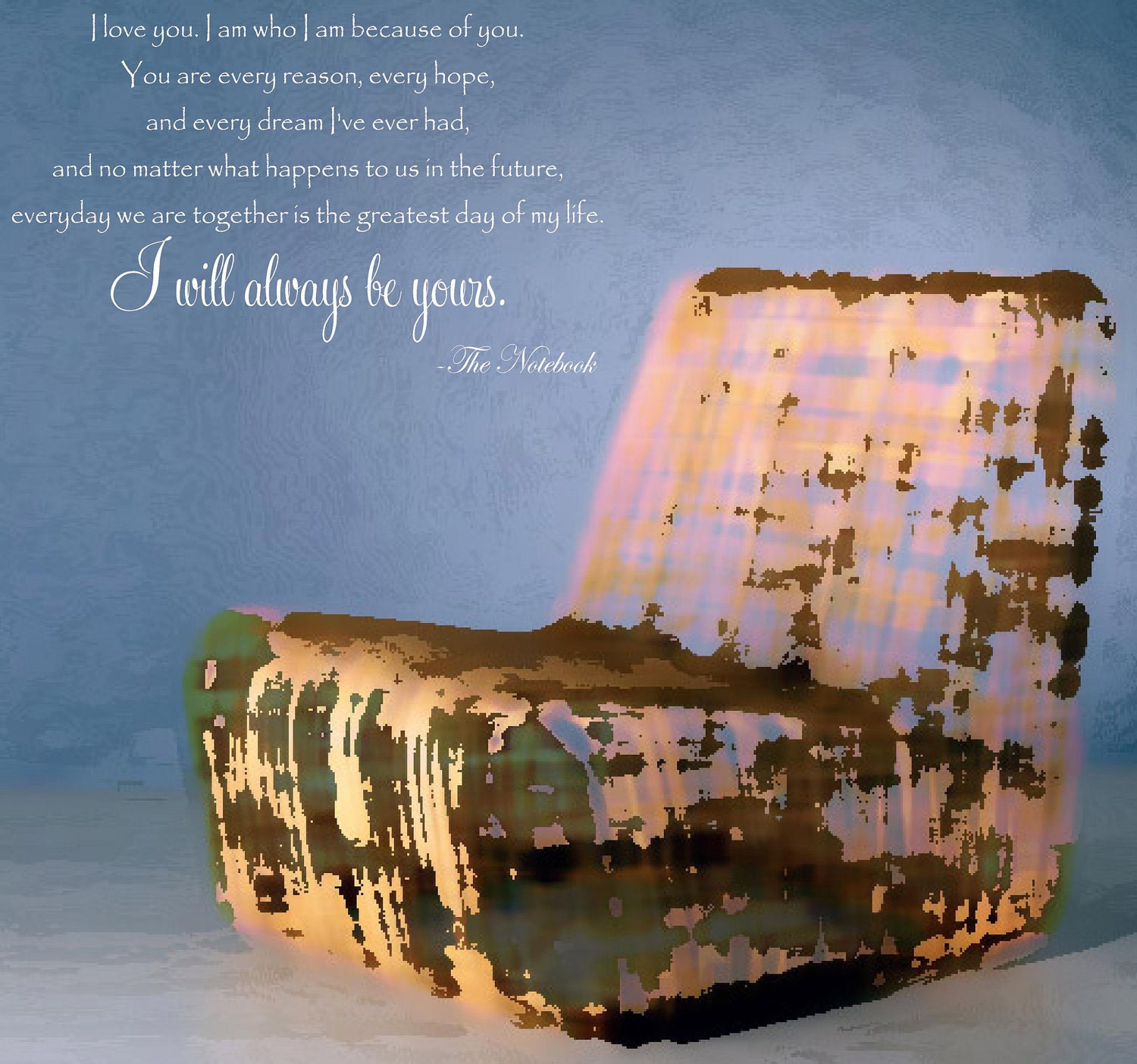 You are every reason, every hope... -The Notebook Wall Vinyl Decal vinyl wall art decal