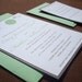 Fun and Modern Wedding Invitation - Mint Green Dots (sample) - FREE SHIPPING