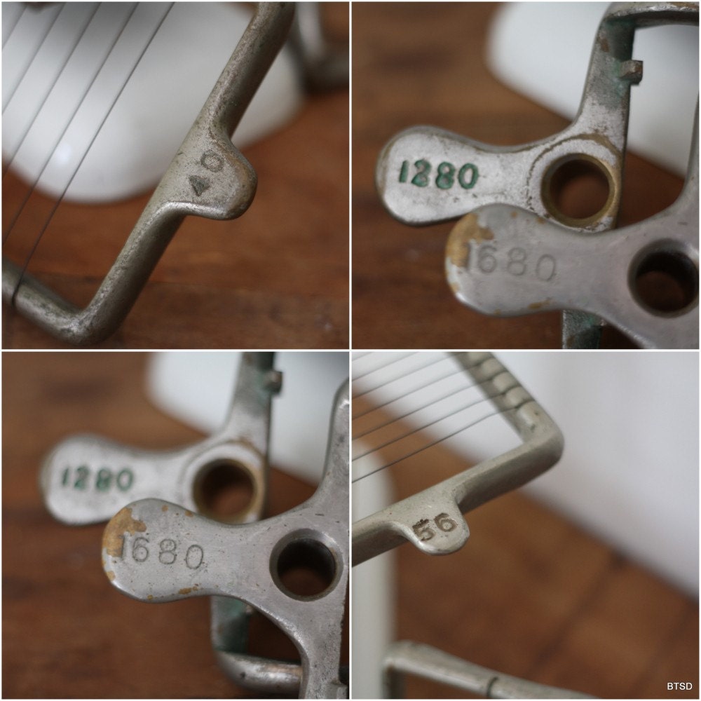 Vintage Industrial Cheese and Butter Slicer Elgin Cleveland Faucet Company Circa 1901