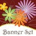 Etsy Flower Banner Set - Banner, Avatar, Reserved Listing, and Custom Order