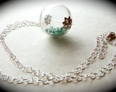 Blown Glass Globe Necklace - CorkyWhites